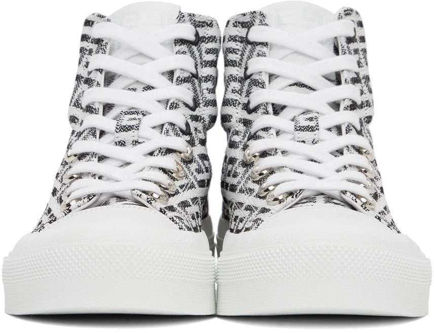 商品Givenchy|白色 4G Jacquard City 高帮运动鞋,价格¥4776,第2张图片详细描述