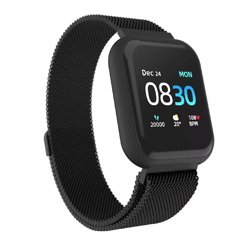 商品iTouch|Air 3 Unisex Heart Rate Black Mesh Strap Smart Watch,价格¥856,第2张图片详细描述