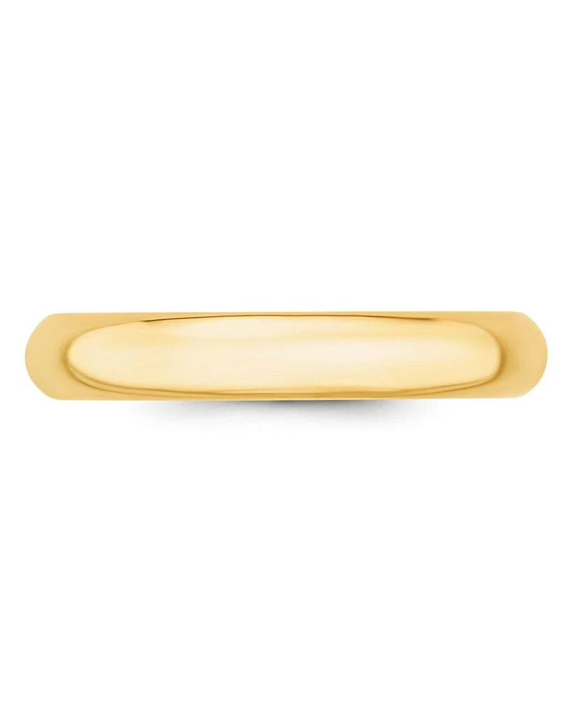 Men's 4mm Comfort Fit Band Ring in 14K Yellow Gold 商品