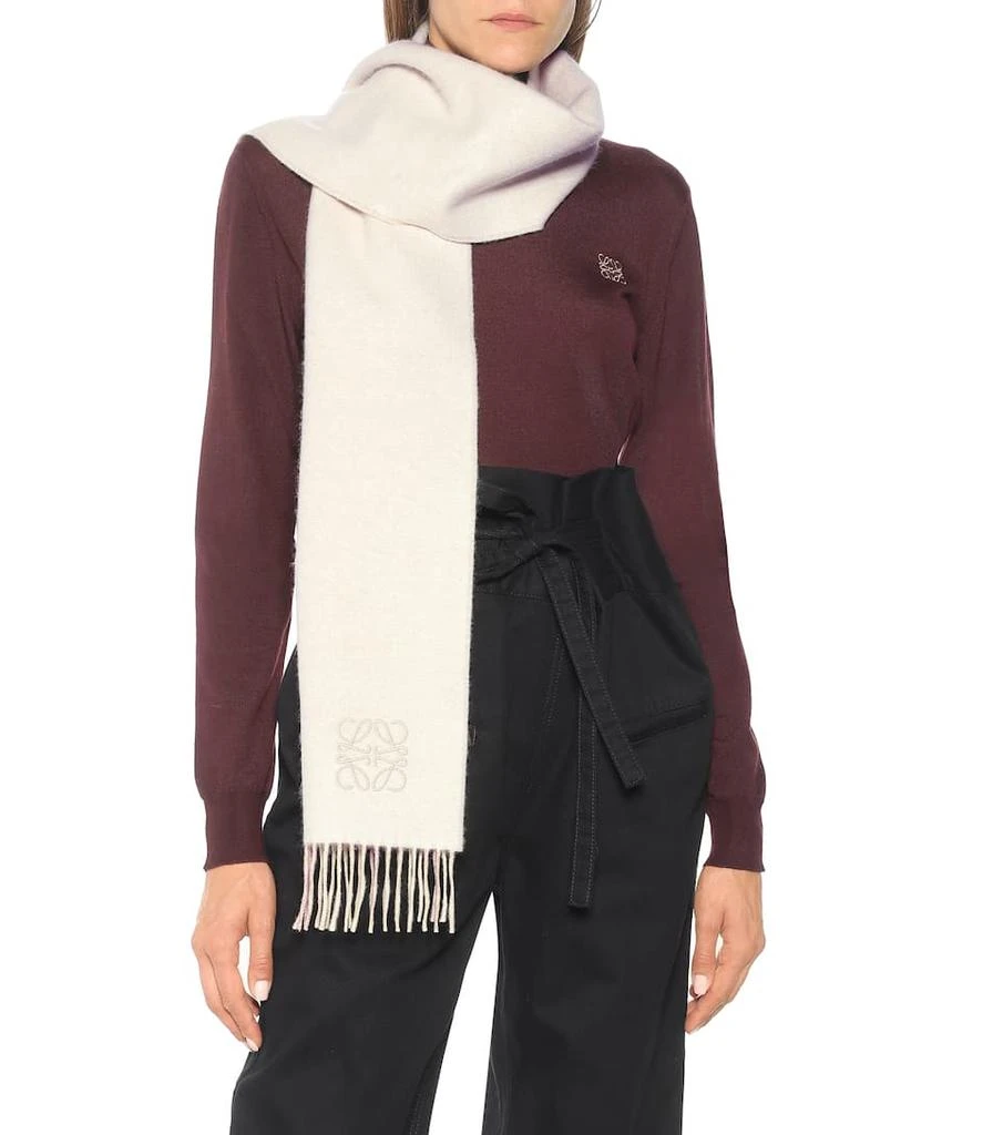 商品Loewe|Wool and cashmere scarf,价格¥2612,第2张图片详细描述