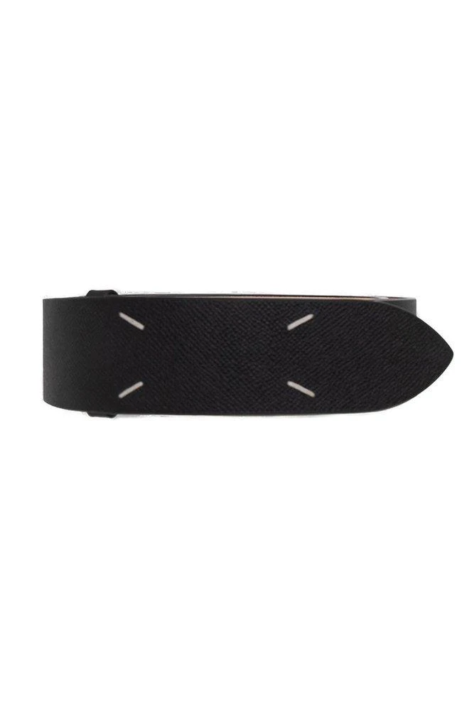 商品MAISON MARGIELA|Maison Margiela Logo Embroidered Four-Stitch Belt,价格¥2155,第1张图片