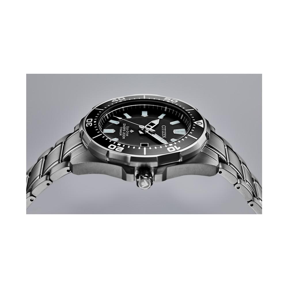Eco-Drive Men's Promaster Diver Super Titanium Bracelet Watch 44mm商品第6张图片规格展示