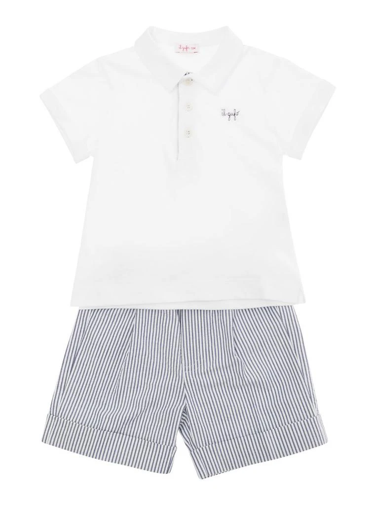 商品IL GUFO|Il Gufo Kids Two Piece Set With Logo Embroidery,价格¥803,第1张图片