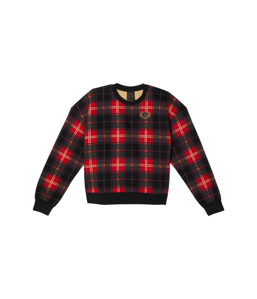 商品Jordan|Jordan Brooklyn Plaid Fleece Crew (Big Kids),价格¥104,第1张图片