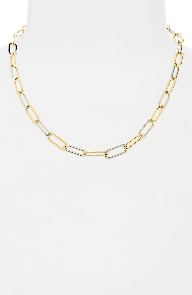 商品Nordstrom|Two-Tone Paper Clip Chain Necklace,价格¥58,第2张图片详细描述