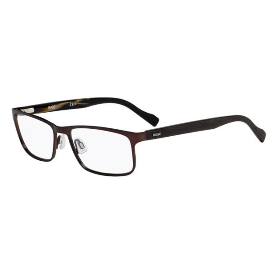 商品Hugo Boss|Hugo Boss Mens Brown Square Eyeglass Frames HG015104IN0055,价格¥300,第1张图片