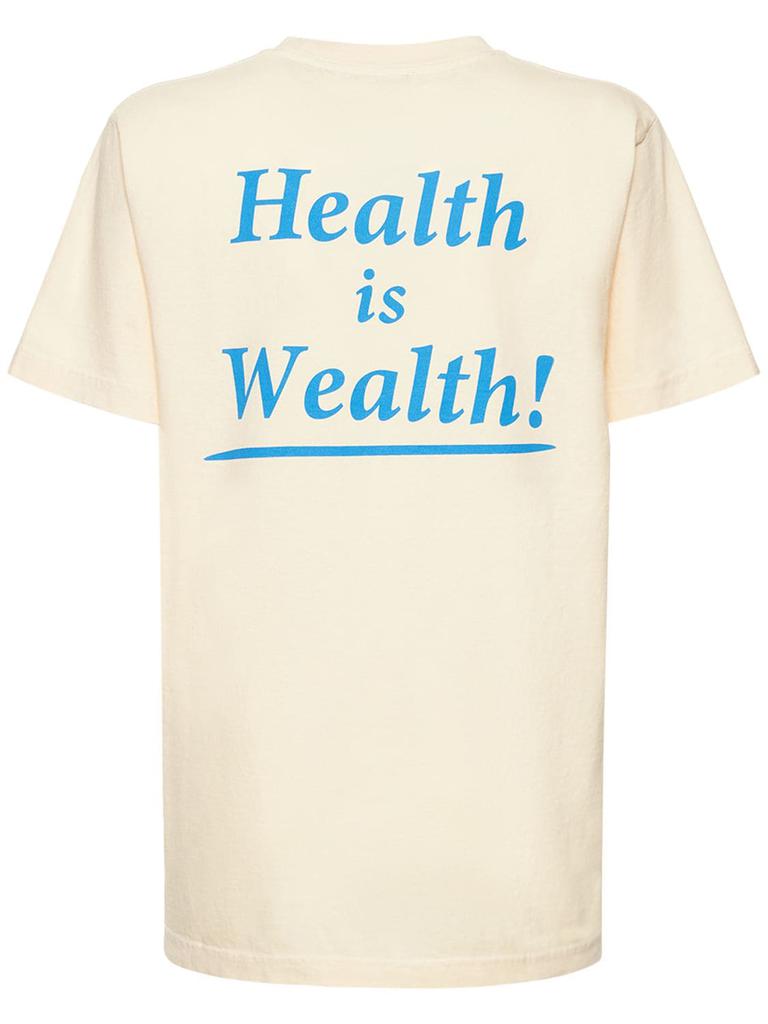 Health Is Wealth Cotton T-shirt商品第4张图片规格展示