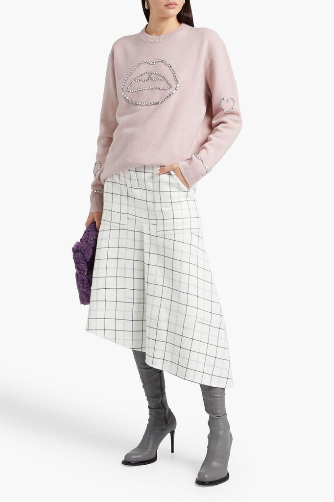 商品MARKUS LUPFER|Jamie crystal-embellished merino wool sweater,价格¥1859,第6张图片详细描述