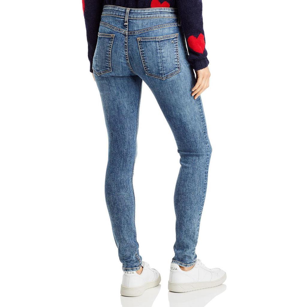 商品Rag & Bone|Rag & Bone Womens Cate Mid-Rise Ankle Skinny Jeans,价格¥405,第4张图片详细描述