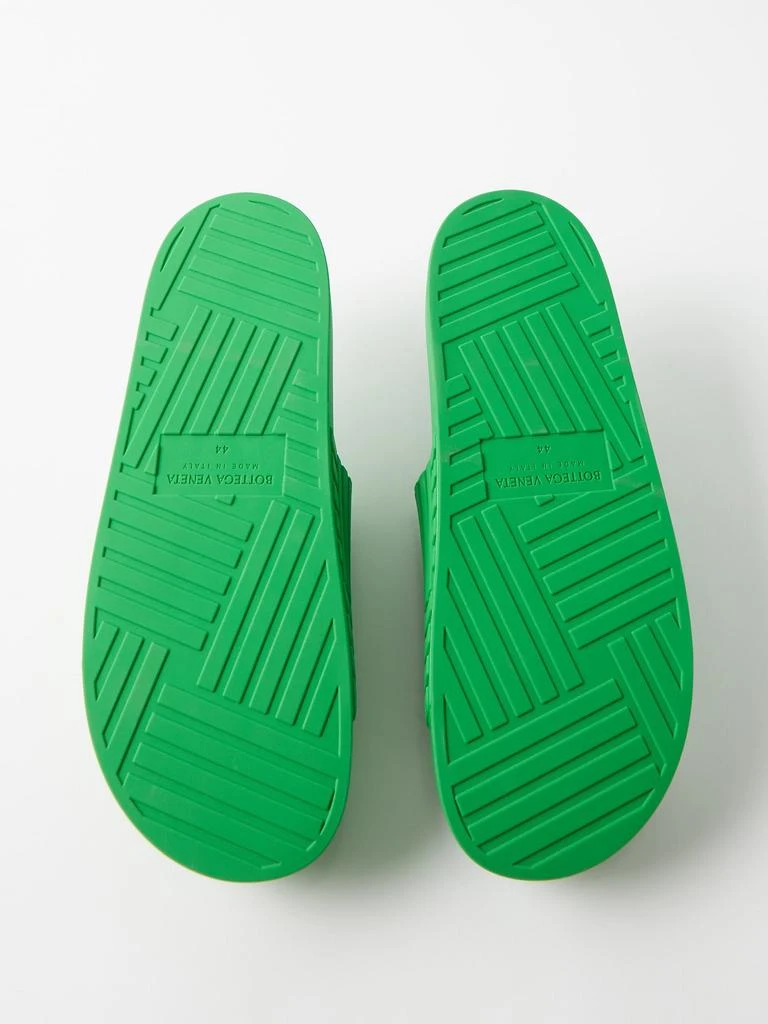 商品Bottega Veneta|Intrecciato rubber slides,价格¥3876,第3张图片详细描述
