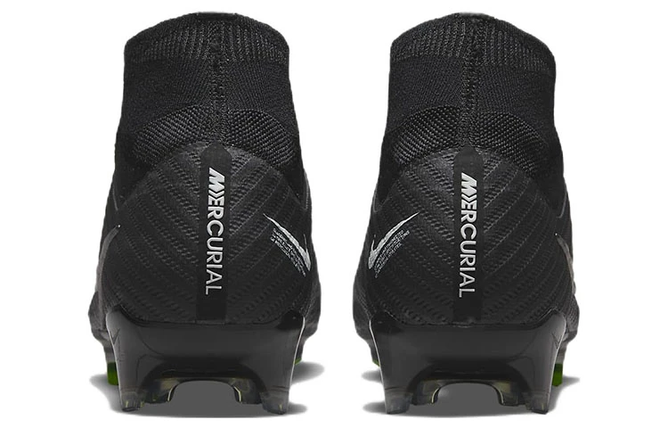 商品[国内直发] NIKE|Mercurial Superfly 9 刺客 15 Elite 圆头舒适 FG（胶质长钉） 天然草��地 减震防滑耐磨 足球鞋 男款 黑绿,价格¥1813,第6张图片详细描述