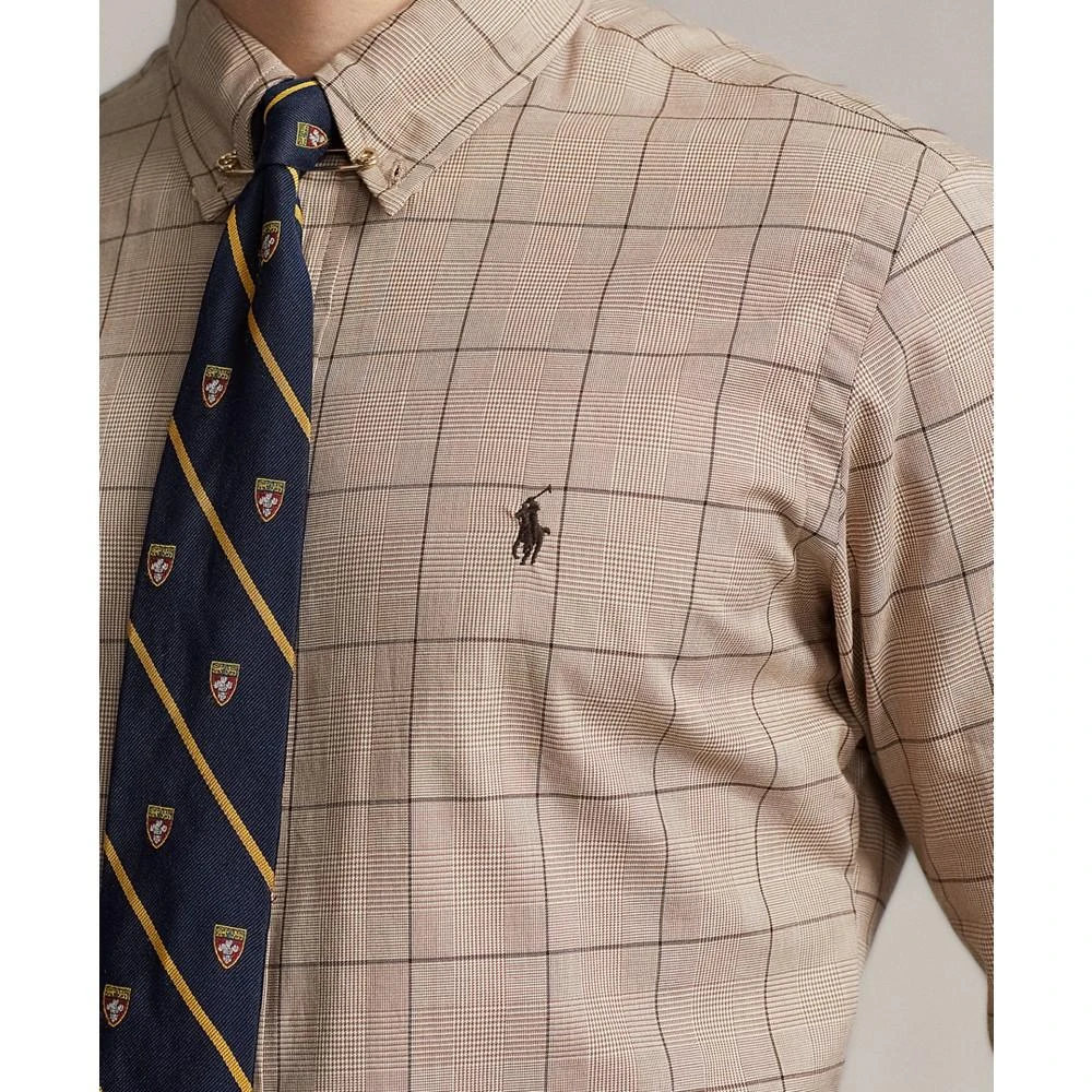 商品Ralph Lauren|Men's Cotton Classic-Fit Checked Twill Shirt,价格¥379,第3张图片详细描述