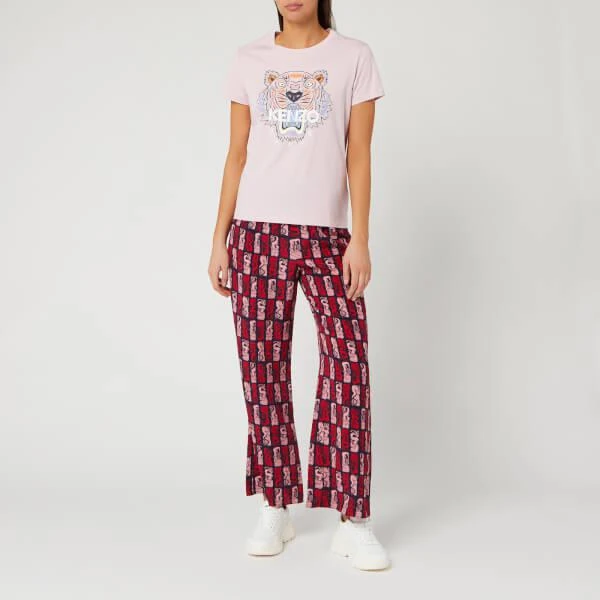 商品Kenzo|KENZO Women's 经典虎头T恤 - Faded Pink,价格¥583,第3张图片详细描述