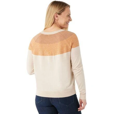 商品SmartWool|Edgewood Colorblock Crew Sweater - Women's,价格¥367,第2张图片详细描述