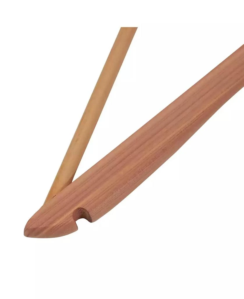 商品Household Essentials|Set of 4 Cedar Garment Hangers,价格¥121,第3张图片详细描述