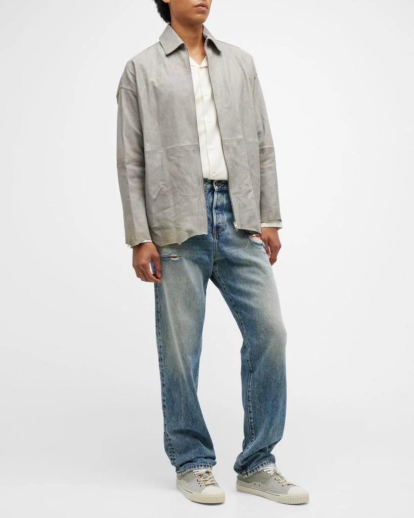 商品Diesel|Men's 1955 Relaxed-Fit Destroyed Jeans,价格¥723,第3张图片详细描述