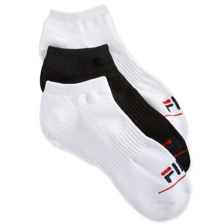 商品Fila|Women's 3-Pk. Toe Logo No-Show Socks,价格¥46,第1张图片