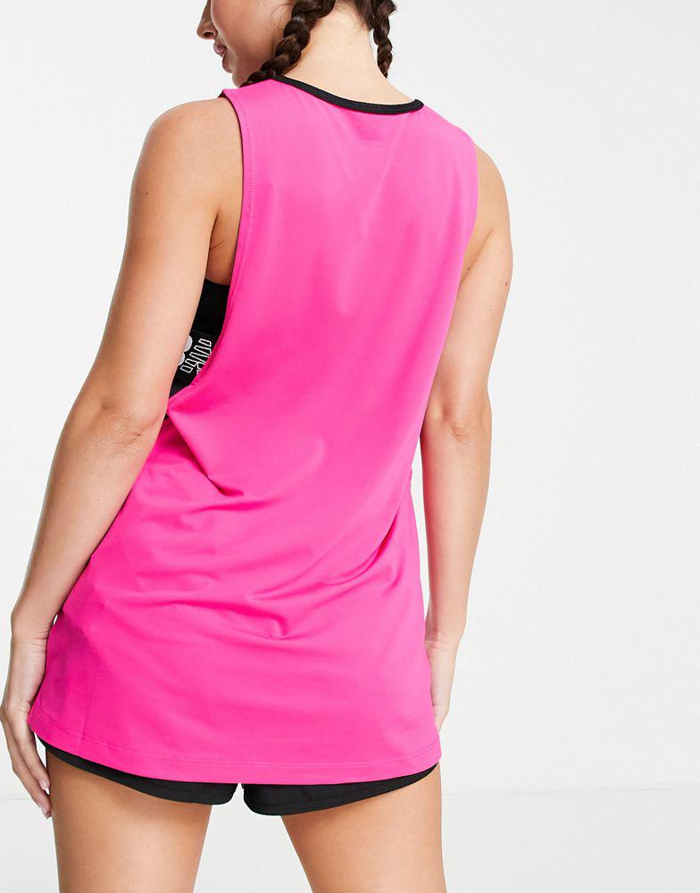 New Balance Running Relentless sweat tank in bright pink exclusive to ASOS商品第2张图片规格展示