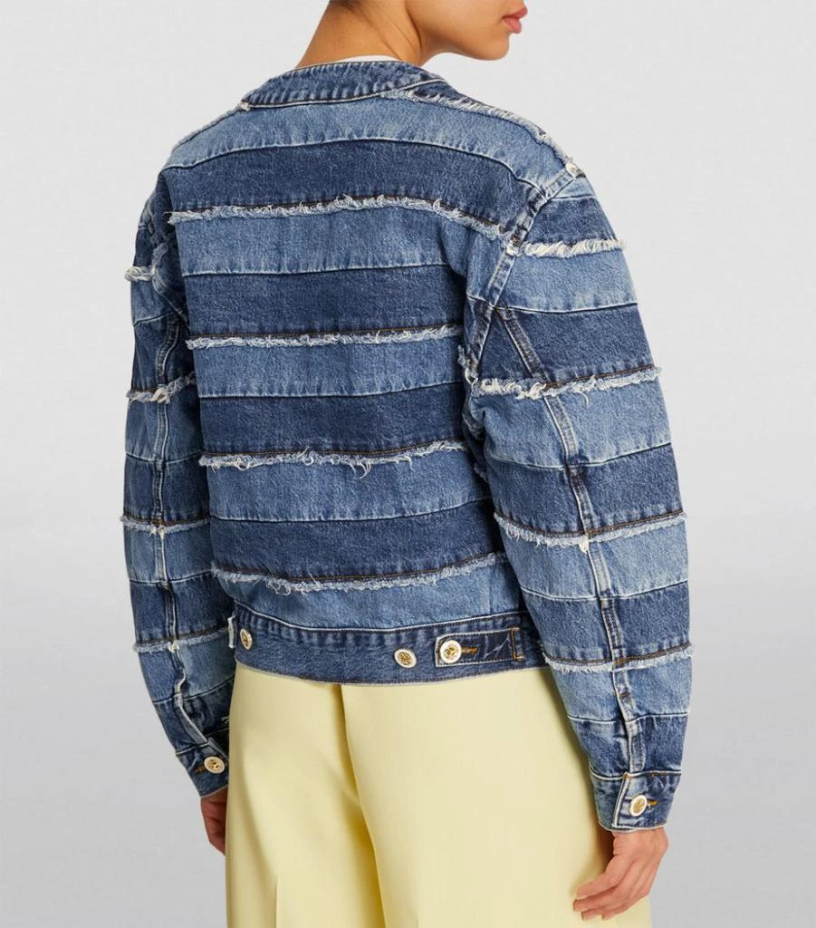 商品Sandro|Denim Striped Jacket,价格¥1867,第4张图片详细描述