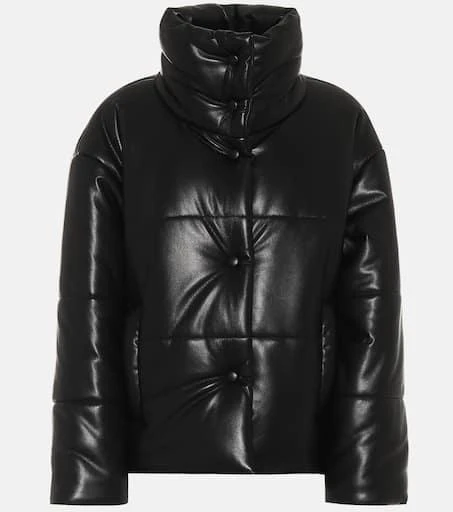 商品Nanushka|Hide faux leather puffer jacket,价格¥3065,第1张图片