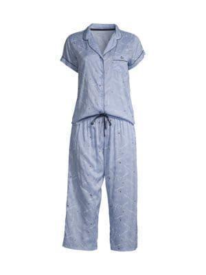 商品Tommy Hilfiger|2-Piece Capri Pajama Set,价格¥184,第5张图片详细描述