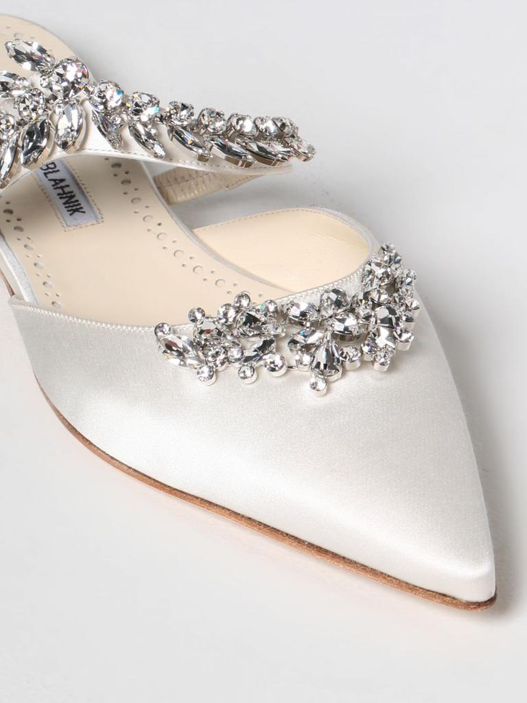 Lurum Manolo Blahnik ballet flat in satin商品第4张图片规格展示