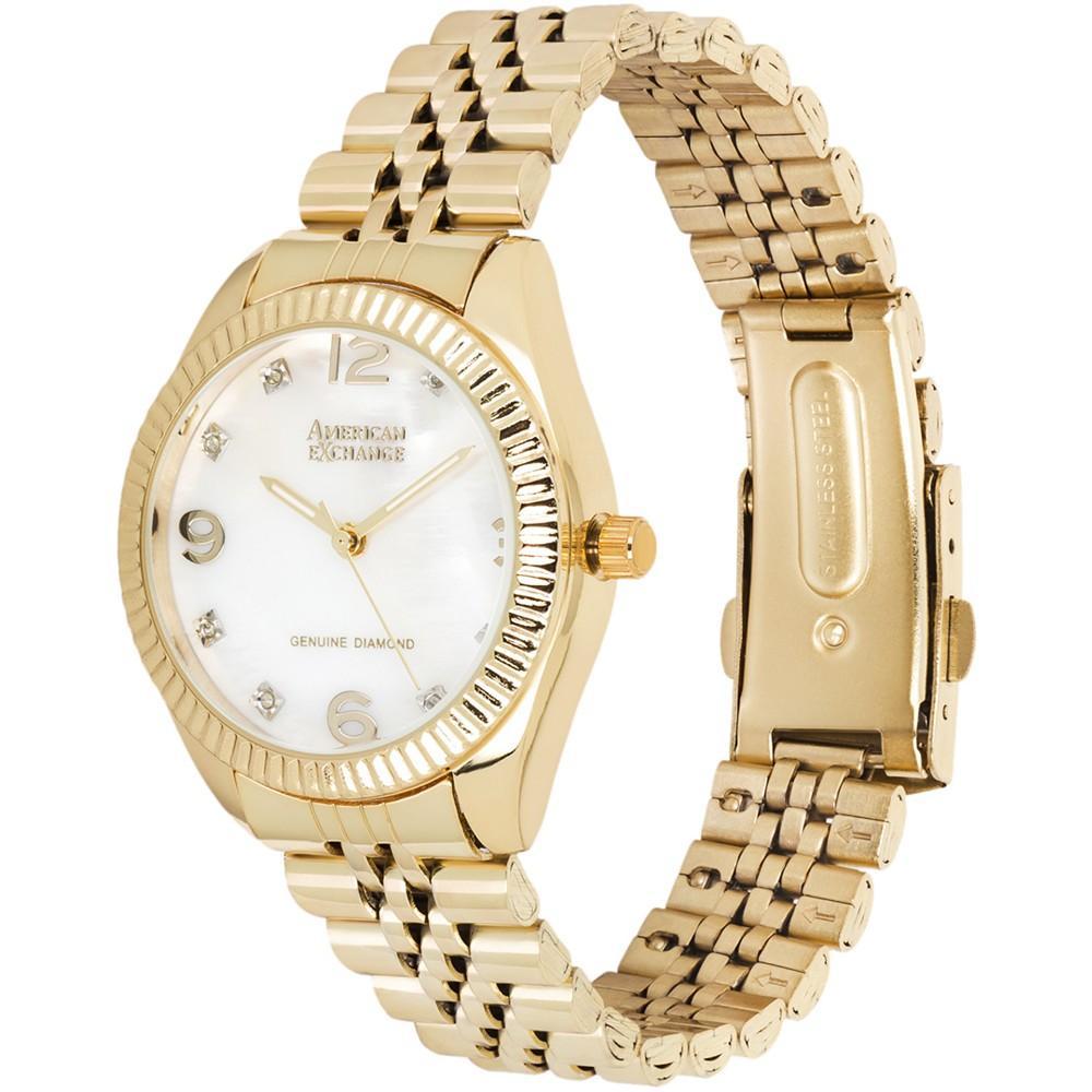 商品American Exchange|Ladies Genuine Diamond Collection Watch, 34mm,价格¥415,第5张图片详细描述