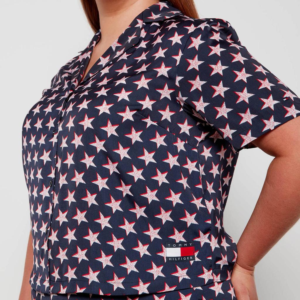 Tommy Hilfiger Women's Star Lace PJ Shirt Curve - Offset Star商品第4张图片规格展示