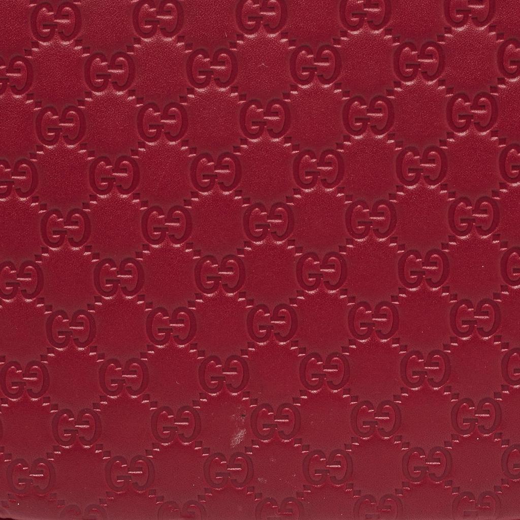 Gucci Red Microguccissima Leather Mini Dome Bag商品第8张图片规格展示