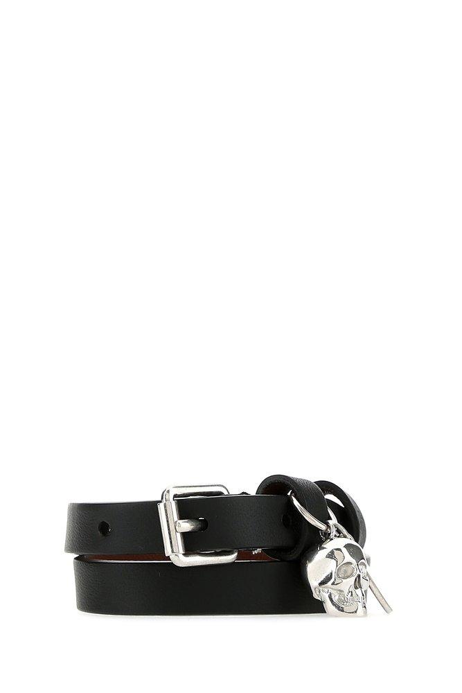 Alexander McQueen | Alexander McQueen Double Wrap Skull Charm Bracelet - Only One Size 906.46元 商品图片