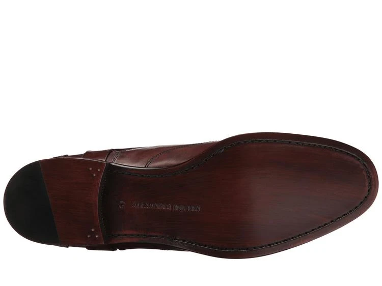 商品Alexander McQueen|Luke Brogue Boot w/ Strap Buckle,价格¥7271,第3张图片详细描述