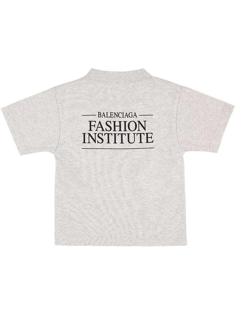 商品Balenciaga|Cotton Jersey S/s T-shirt,价格¥1441,第4张图片详细描述