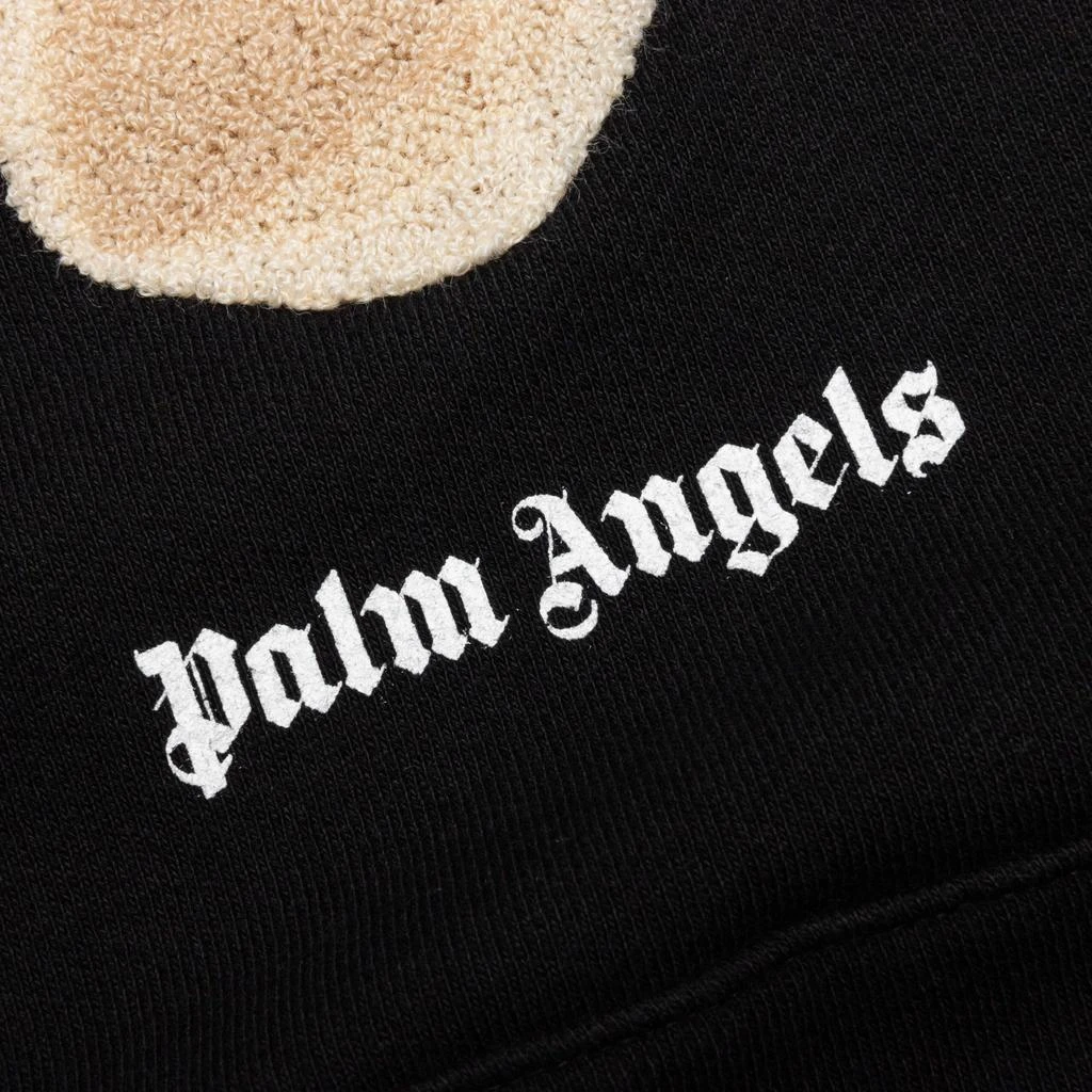 商品Palm Angels|Palm Angels Bear Hoodie - Black/Brown,价格¥6390,第5张图片详细描述