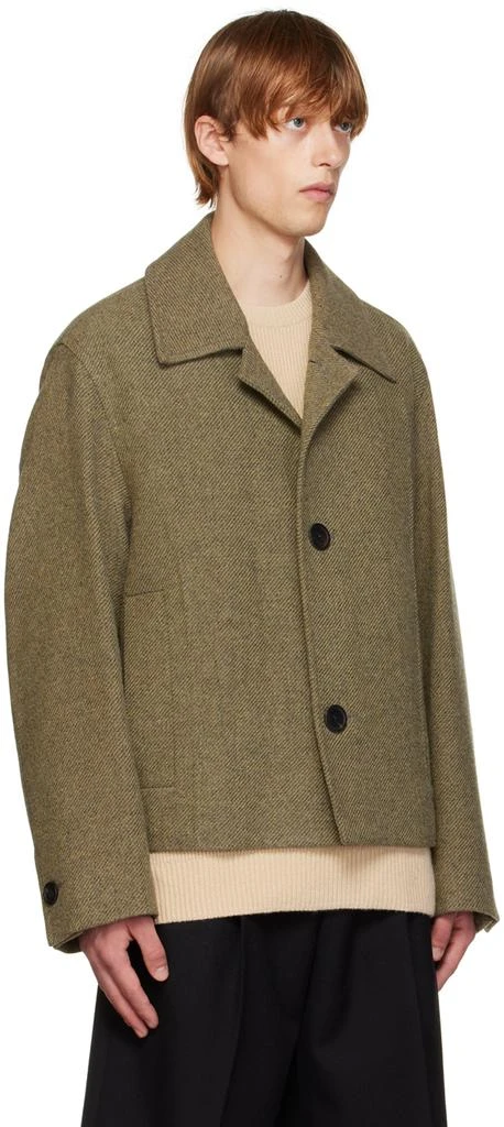 商品Solid Homme|Khaki Short Jumper Jacket,价格¥2289,第2张图片详细描述