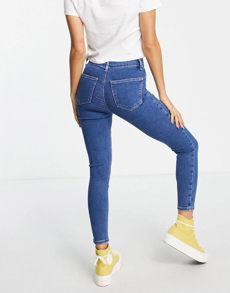 商品Topshop|Topshop Petite Joni jean in mid blue,价格¥174,第2张图片详细描述