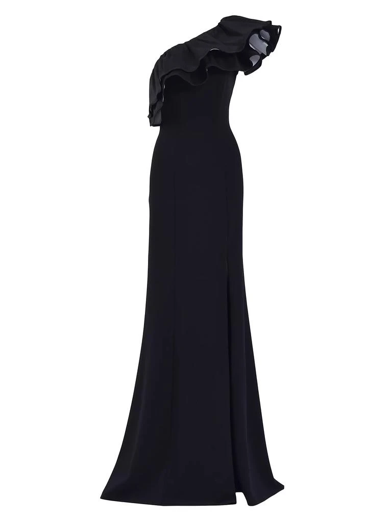 商品Tadashi Shoji|Ruffled One-Shoulder Gown,价格¥3432,第1张图片