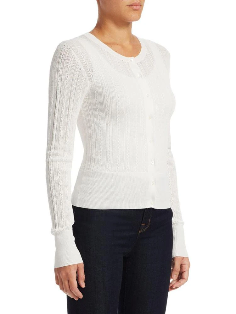 商品Theory|Lace Prosecco Knit Cardigan,价格¥986,第3张图片详细描述