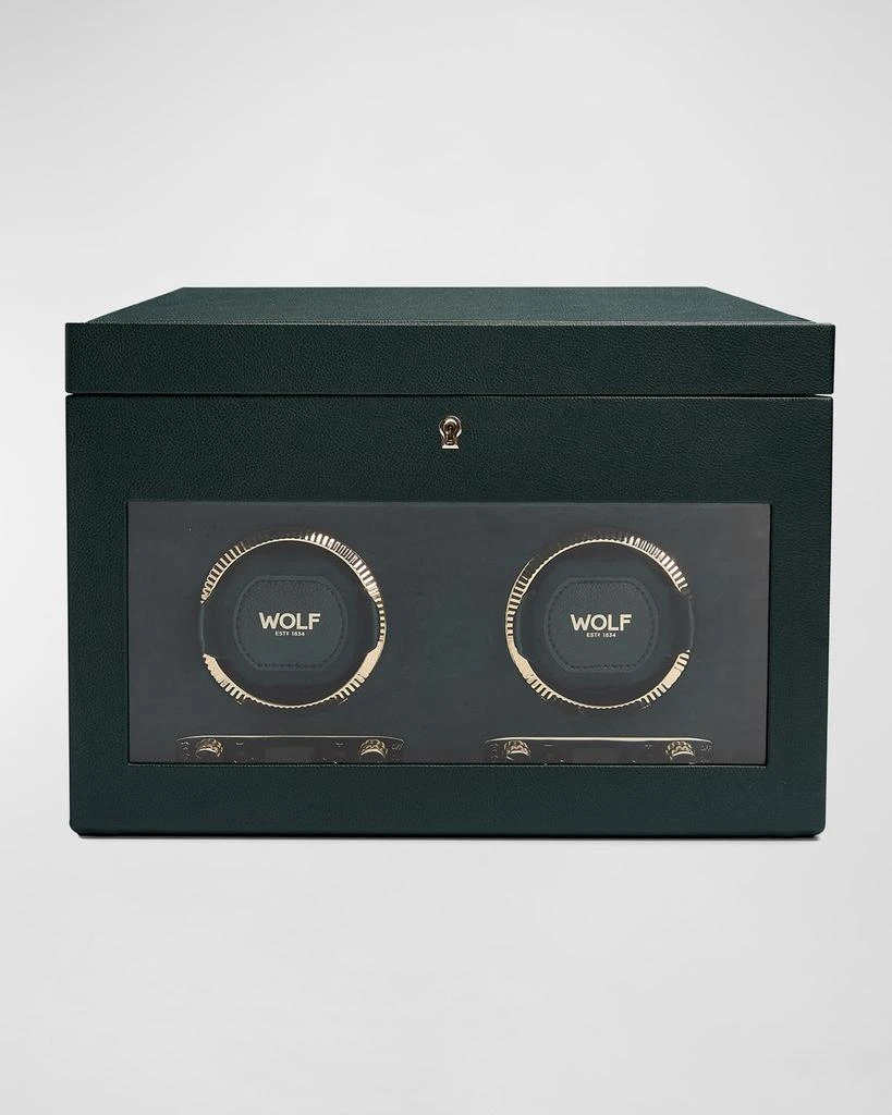 商品Wolf|British Racing Double Watch Winder with Storage,价格¥11335,第1张图片