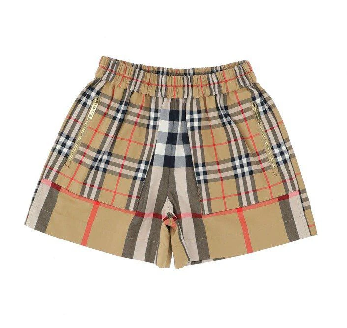 商品Burberry|Burberry Kids Vintage Checked Swim Shorts,价格¥1468,第1张图片