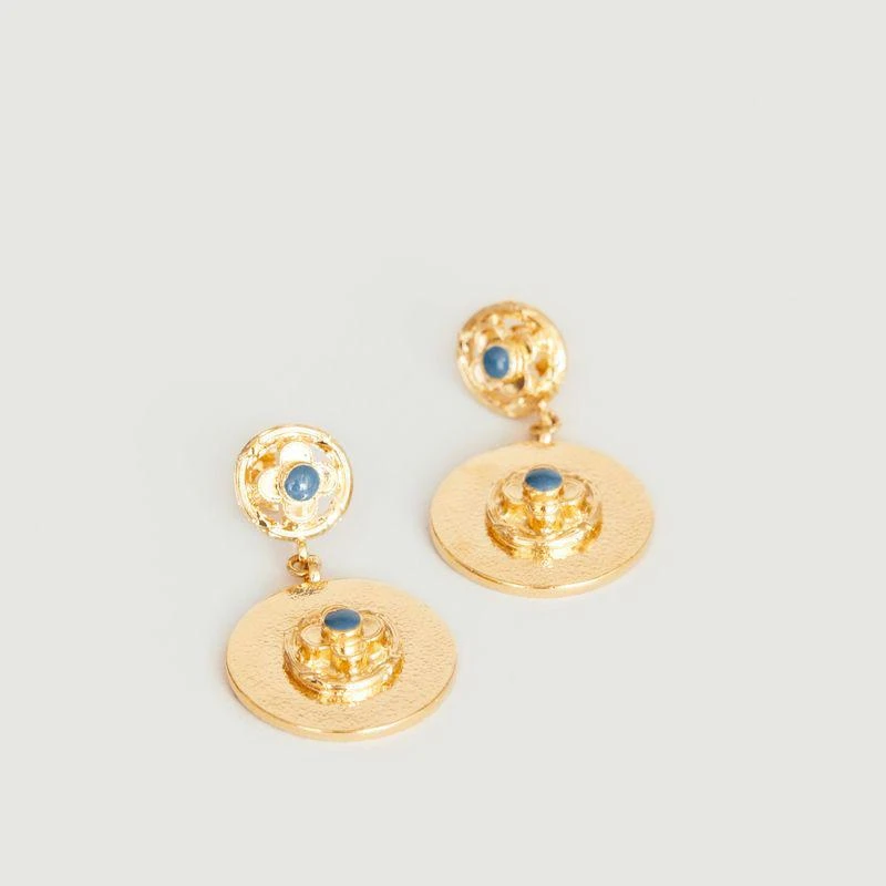 商品Louise Damas|Madeleine earrings Gold LOUISE DAMAS,价格¥413,第2张图片详细描述