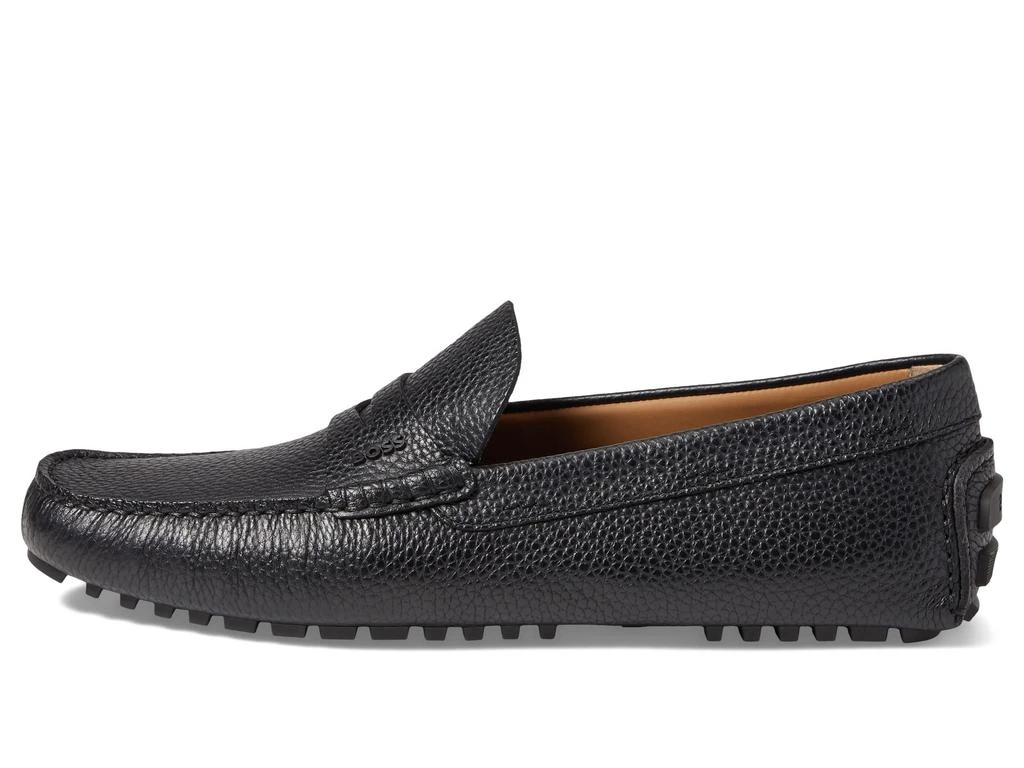 商品Hugo Boss|Driver Grain Leather Moccasins,价格¥757,第4张图片详细描述