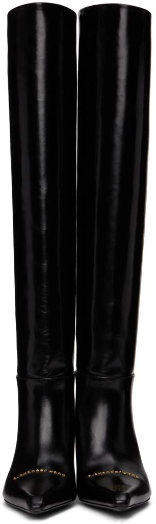 商品Alexander Wang|Black Viola 65 Slouch Boots,价格¥8969,第2张图片详细描述