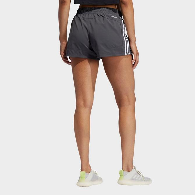 Women's adidas Pacer 3 Stripes Woven Training Shorts商品第2张图片规格展示