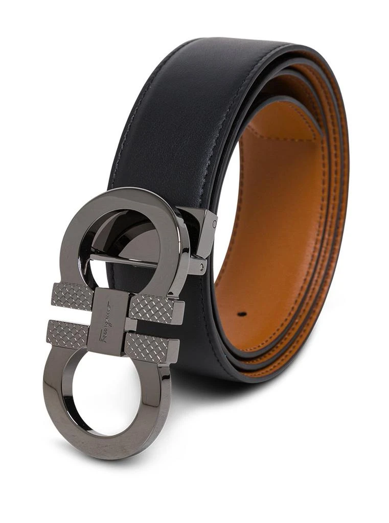 商品Salvatore Ferragamo|Ferragamo Reversible Gancini Buckle Belt,价格¥2983,第3张图片详细描述