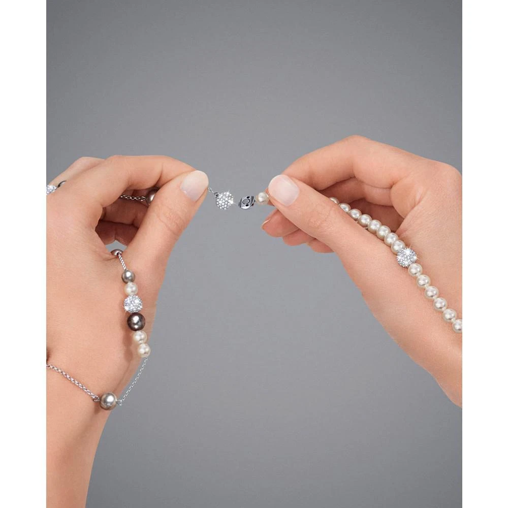 商品Swarovski|Remix Collection Pavé & Imitation Pearl Flex Bracelet,价格¥296,第5张图片详细描述