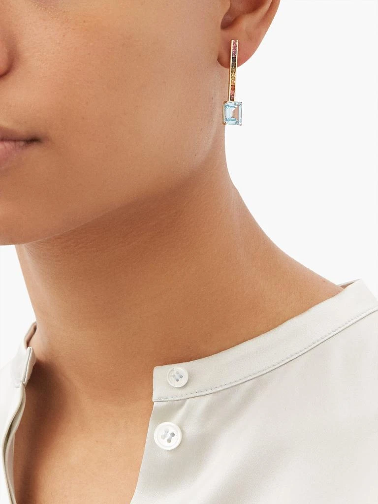 商品MATEO|Somewhere Over The Rainbow topaz earrings,价格¥15264,第2张图片详细描述