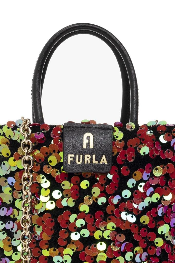 商品Furla|Furla Sequin-Embellished Mini Tote Bag,价格¥1737,第4张图片详细描述