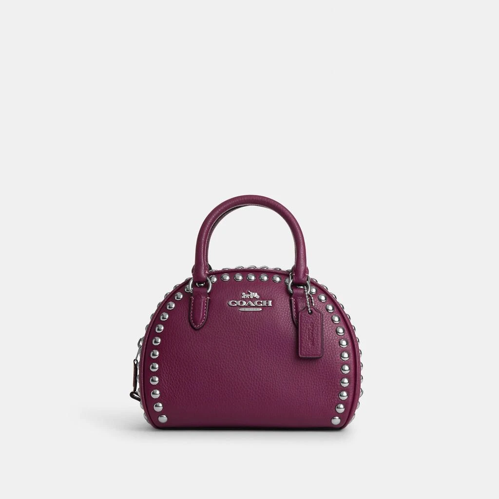 商品Coach|Coach Outlet Sydney Satchel With Rivets,价格¥799,第1张图片