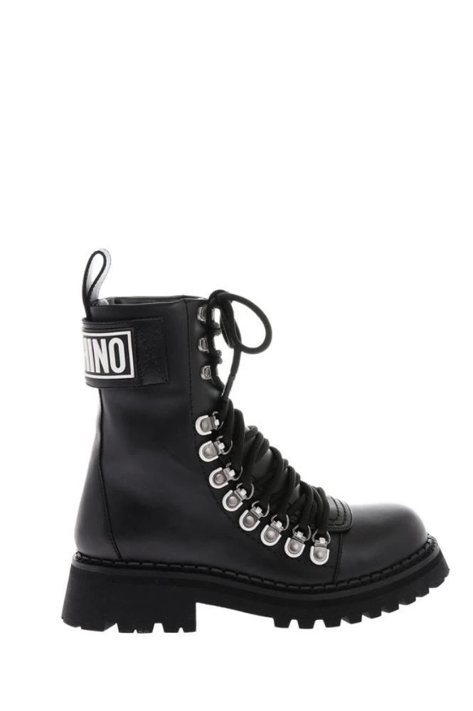 商品Moschino|Moschino men's black other materials ankle boots,价格¥4134,第2张图片详细描述