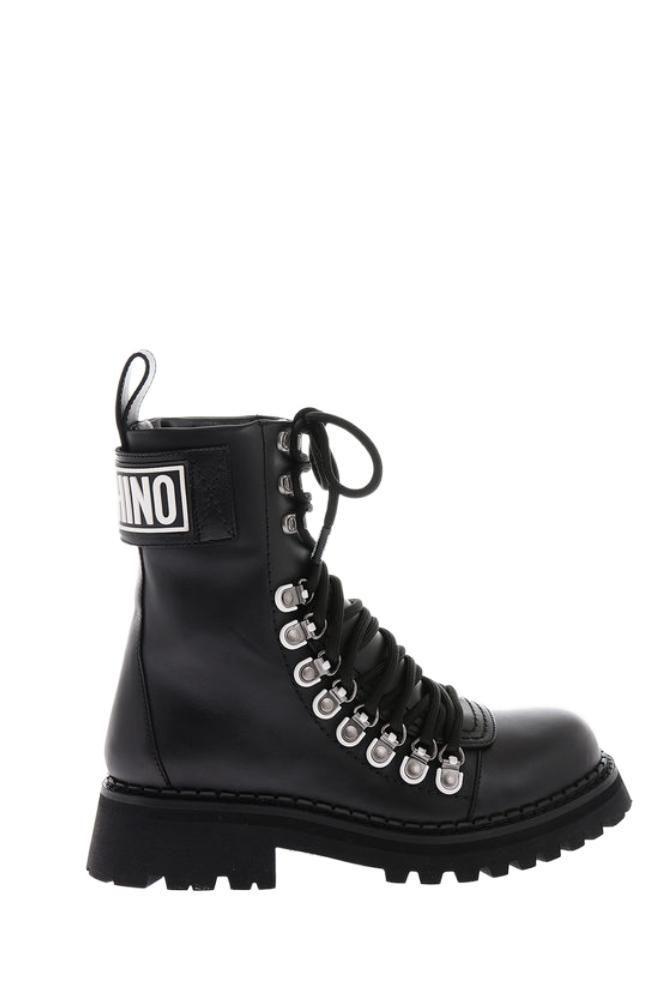 商品Moschino|Moschino Men's  Black Other Materials Ankle Boots,价格¥4410,第4张图片详细描述